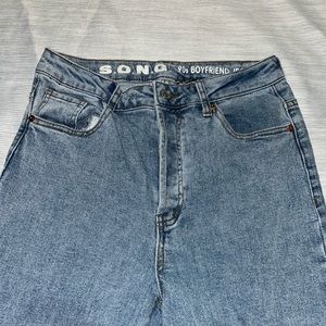 Boyfriend Jean, Aesthetic With cut Ankle, Basic Clothes,